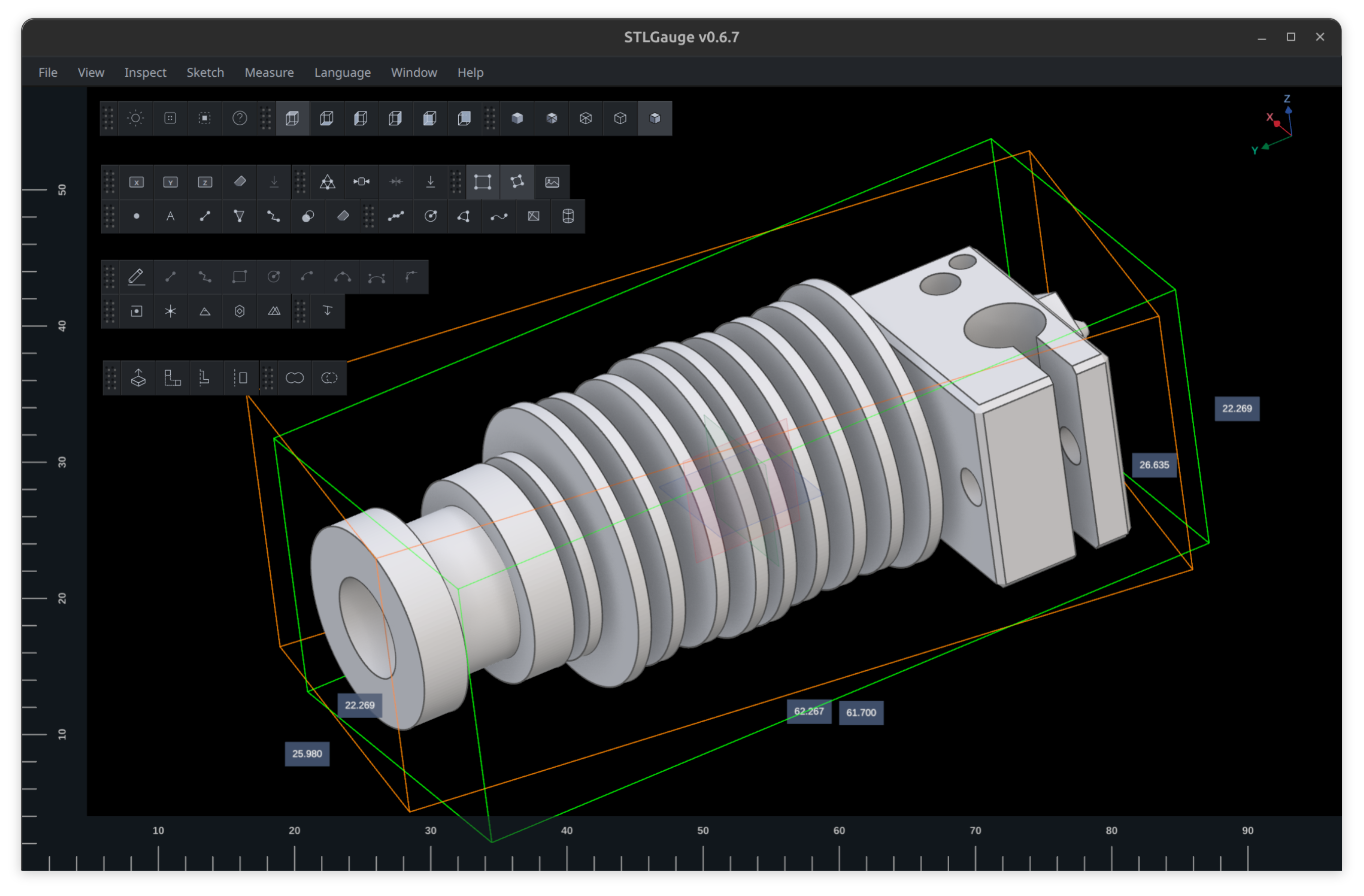 Tight fitting bounding box