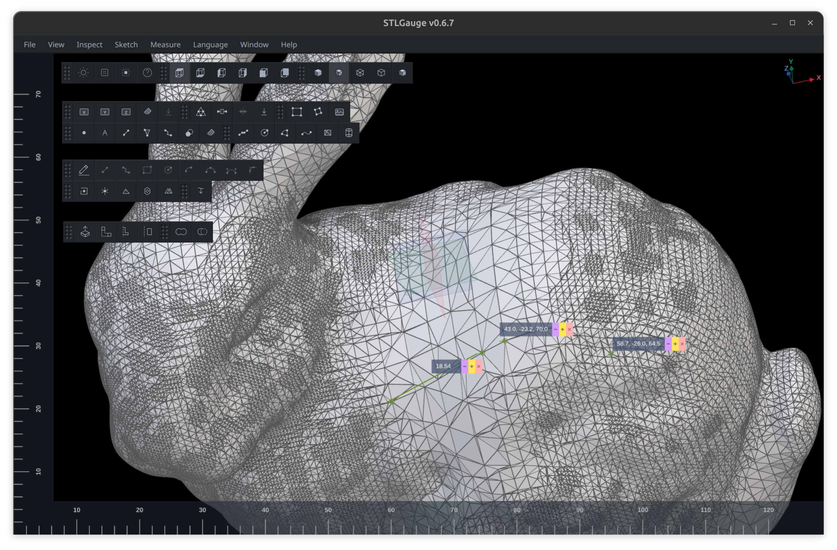 Measurement and markup tools